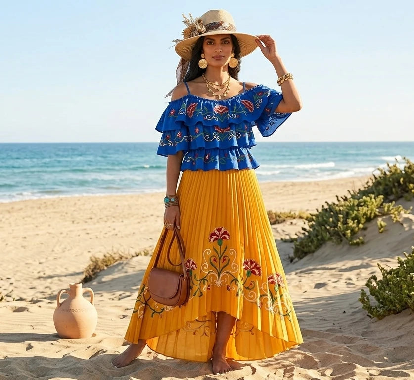 Barcelona Summer Floral Dress